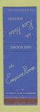 Matchbook Cover - Rice Hotel Houston TX