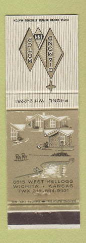 Matchbook Cover - Diamond Motor Inn Wichita KS
