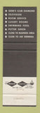 Matchbook Cover - Diamond Motor Inn Wichita KS