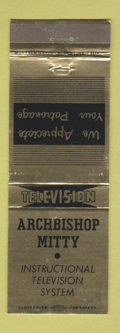 Matchbook Cover - Archbishop Mitty Instructional TV System