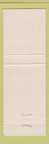 Matchbook Cover - Albright Radiator Shop Wooster OH WORN TEAL