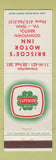 Matchbook Cover - Briscoe's Motor Inn Bristol VA TN Superior Motel