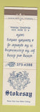 Matchbook Cover - Stokesay Reading PA WEAR