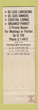 Matchbook Cover - Adrian Cotter's Berkley MI restaurant