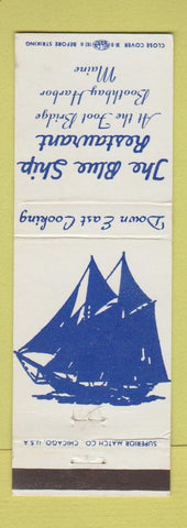 Matchbook Cover - Blue Ship Restaurant Boothbay Harbor ME
