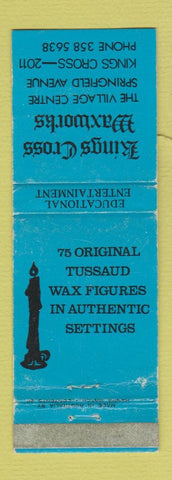 Matchbook Cover - Kings' Cross Waxworths Australia Tussaud WEAR
