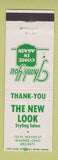 Matchbook Cover - The New Look Salon Maumee OH