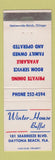 Matchbook Cover - Winter House Buffet Daytona Beach FL