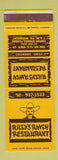 Matchbook Cover - Riley's Ranch Restaurant Tarpon Springs FL