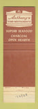 Matchbook Cover - Anthony's Restaurants Boston Swampscott Lynn MA