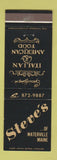 Matchbook Cover - Steve's Italian Restaurant Waterville ME