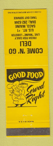Matchbook Cover - Come n Go Deli Saco ME