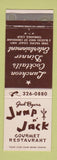 Matchbook Cover - Jack Rogers Jump n Jack Restaurant Torrance CA WEAR