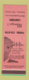 Matchbook Cover - Monique's Coiffures Salon Paterson NJ