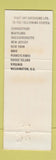 Matchbook Cover - Emersons Steaks DD Bean CHAIN