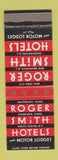 Matchbook Cover - Roger Smith Hotels White Plains NY Waterbury CT Stamford