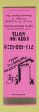 Matchbook Cover - Cozy Inn Motel Wisconsin Rapids WI WEAR