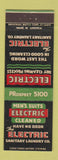 Matchbook Cover - Electric Dry Cleaning