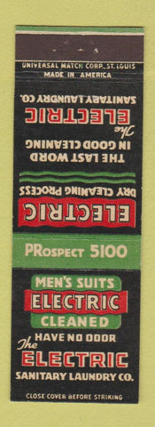 Matchbook Cover - Electric Dry Cleaning