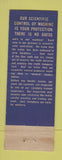 Matchbook Cover - Fame Laundry