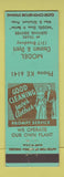 Matchbook Cover - Model Cleaners Dyers Denver Colorado