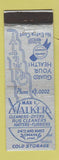 Matchbook Cover - Max Walker Cleaners Omaha NE
