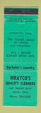 Matchbook Cover - Wrayco's Cleaners Akron OH