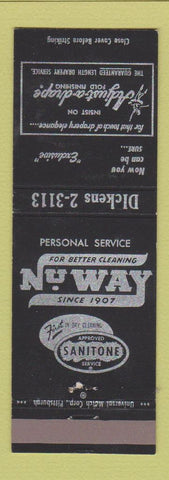 Matchbook Cover - Nu Way Cleaners