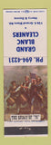 Matchbook Cover - Grand Blanc Cleaners MI