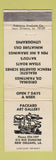 Matchbook Cover - Packard Art Gallery New Orleans LA