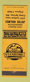 Matchbook Cover - Joyce Holmes Camp Springs MD WEAR