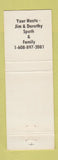 Matchbook Cover - The Chalet Motel Brodhead WI