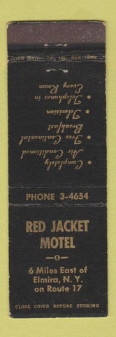 Matchbook Cover - Red Jacket Motel Elmira NY
