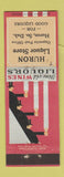 Matchbook Cover - Huron Liquor Store Huron SD