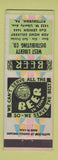 Matchbook Cover - West Liberty Liquor Pittsburgh PA