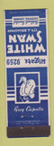 Matchbook Cover - White Swwan Oakland CA Guy Caputo