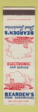 Matchbook Cover - Bearden's Steak Sandwiches Cleveland OH WEAR