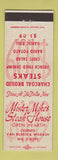Matchbook Cover - Mister Mikes Steak House Chicago IL