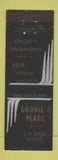 Matchbook Cover - Coonie's Place La Rue OH restaurant