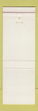 Matchbook Cover - Henrici's Restaurants Chicago IL St Louis MO