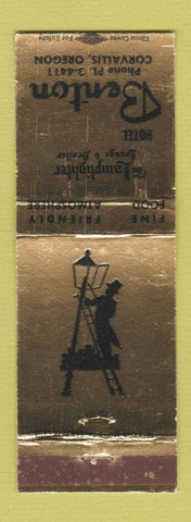 Matchbook Cover - Hotel Benton Corvallis OR