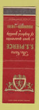 Matchbook Cover - SS Pierce Boston MA
