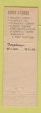 Matchbook Cover - SS Pierce Boston MA