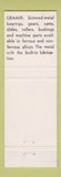 Matchbook Cover - United States Graphite Saginaw MI Gramix Parts Bearings