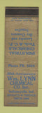 Matchbook Cover - Wm Lynn Chemical Dry Cleaning Supply Indianapolis IN