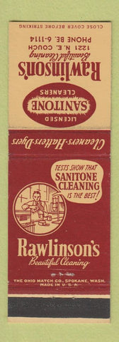 Matchbook Cover - Rawlison's Cleaners Portland? OR?