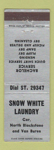 Matchbook Cover - Snow White Laundry Chicago IL
