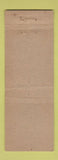 Matchbook Cover - Hotel Spencer Marion IN WORN