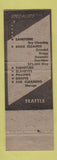 Matchbook Cover - Richmond Laundry Seattle WA #1