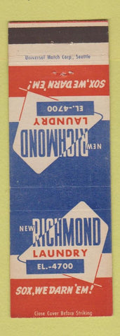 Matchbook Cover - Richmond Laundry Seattle WA #2